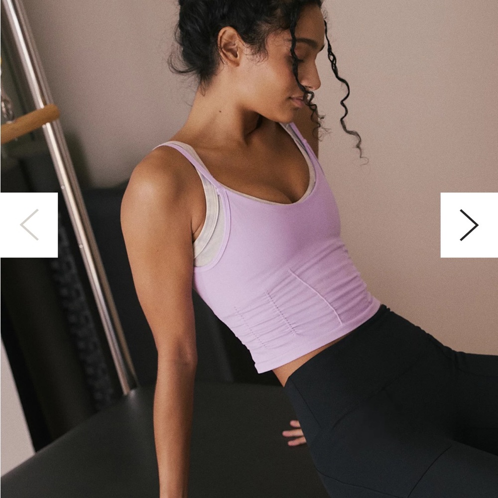 FP movement Good Karma Ruched Crop Tank